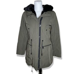 Marc New York Andrew Marc Down Faux Fur Lined Hooded Jacket EUC